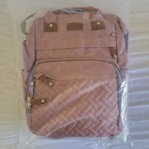 NWT GOOD MUM Pink Diaper Bag